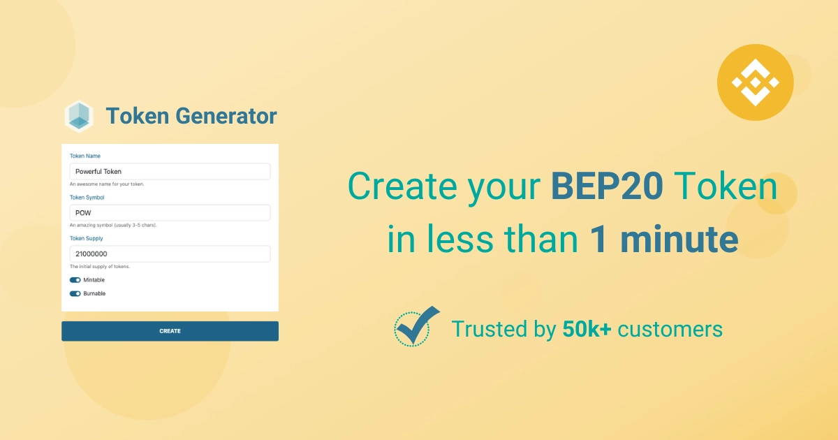 BSC Token Generator