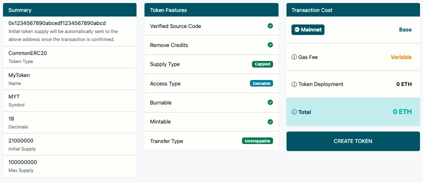 Token Generator Checkout
